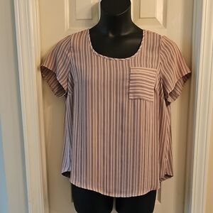 Pink Torrid Size 00 Boxy Blouse